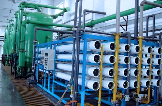 Boiler make-up water, circulating water, cooling water